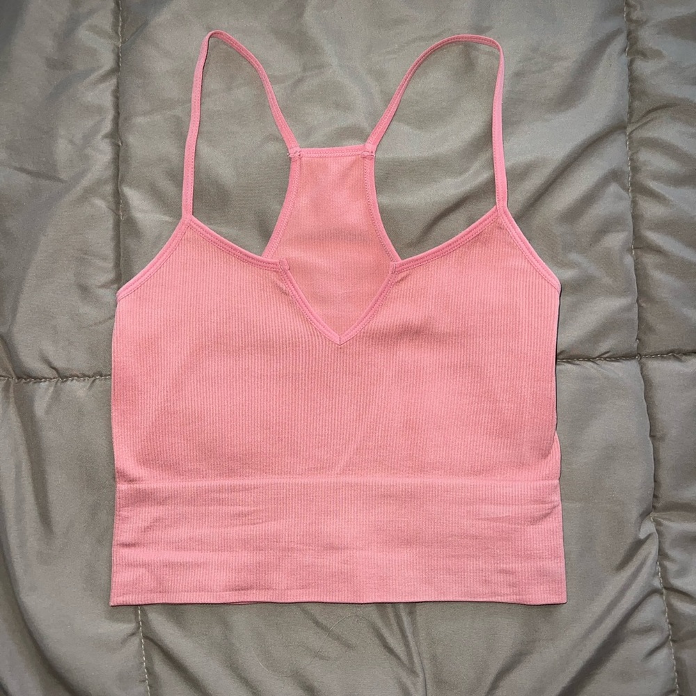 Forever 21 pink seamless tank